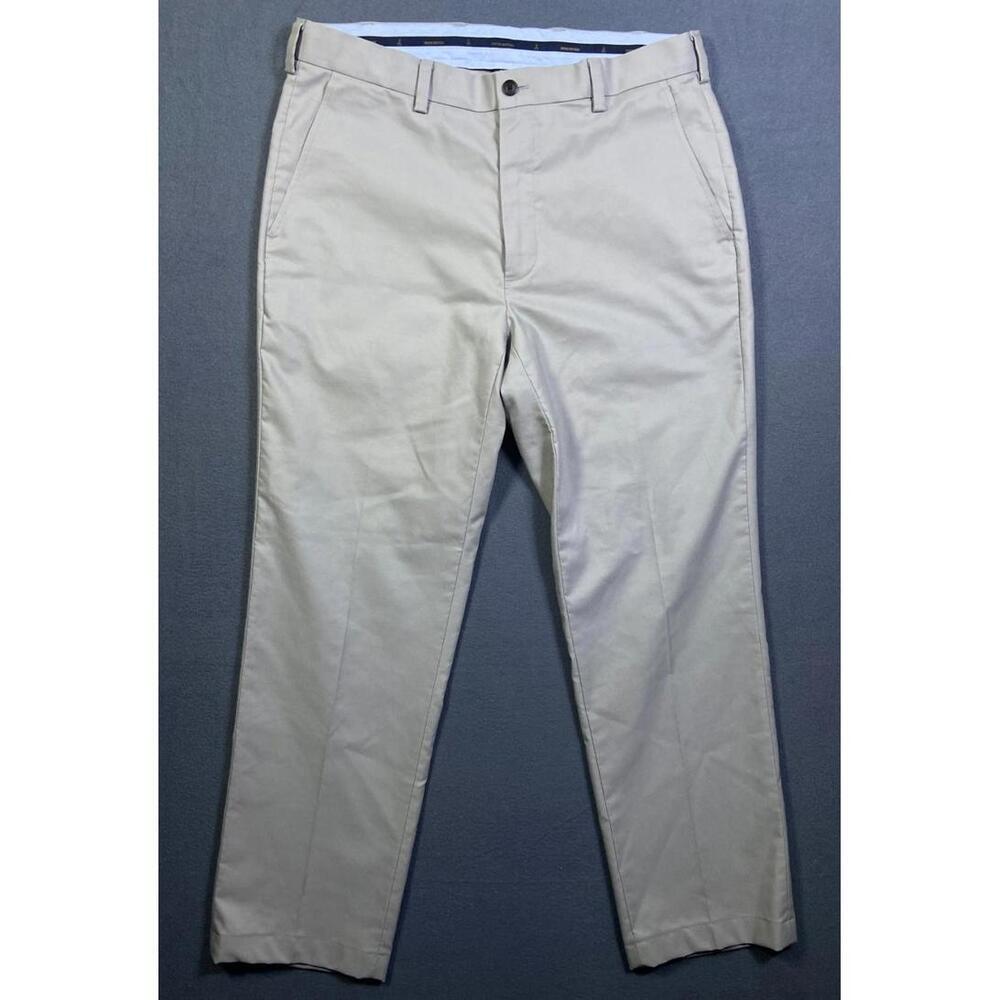 Brooks Brothers Men’s Pants 34x32 34x29 Khaki Advantage Chino Clark Flat Front